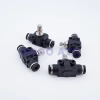 ;[-[; GOGO 10Pcs A Lot Pneumatic Quick Plastic Fittings 4Mm Pneumatic Pipe One Touch SU-04 Pipeline Throttle Valve