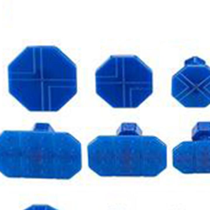 ccgood-ที่ดึงรอยบุ๋มสีฟ้า18ชิ้นแถบกาวสำหรับรถจักรยานยนต์ตู้เย็นรถยนต์