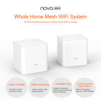 Tenda MW3 Home Wireless WiFi Bridge Dual-Band WiFi Router APP Remote Manage 2.4G5G 10100Mbps RJ45 Wireless Router