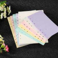 Notebook Colorful Notebook Accessories A5 A6 Office Solid Color Planner Inners Filler Papers 40 sheet/ Set Inside Note Books Pads