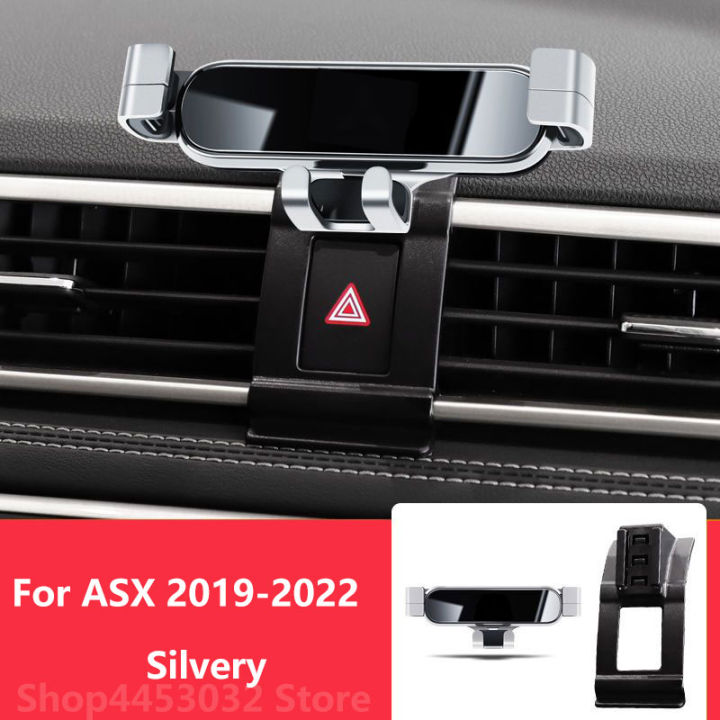 สำหรับมิตซูบิชิ-asx-2022-2021-2020-2019การหมุน360องศาที่จับโทรศัพท์มือถือรถยนต์อุปกรณ์หนีบกระจกมองหน้ารถยนต์