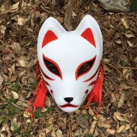 HOT★มือวาดสถานที่แล้ว Anbu Mask,ญี่ปุ่น Kitsune ฟ็อกซ์หน้ากาก PVC หนาสำหรับคอสเพลย์