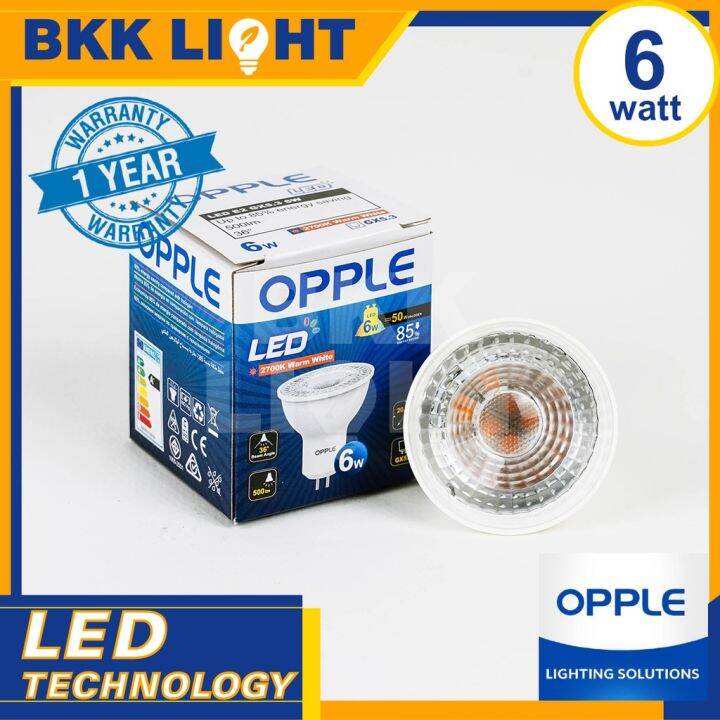 hot-หลอดไฟ-mr16-led-6w-opple-รุ่น-ecomax2-ขั้ว-gu5-3-36d-220v-ต่อตรง-ส่งด่วน-หลอด-ไฟ-หลอดไฟตกแต่ง-หลอดไฟบ้าน-หลอดไฟพลังแดด