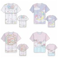 [COD] Gemini boys and girls cartoon cute short-sleeved new T-shirt summer top