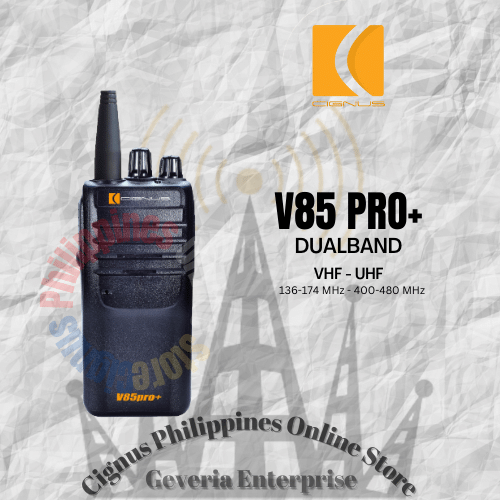 CPOS Cignus V85 Pro+ Dual Band VHF 136174 MHz UHF 400480 MHz 5 Watts