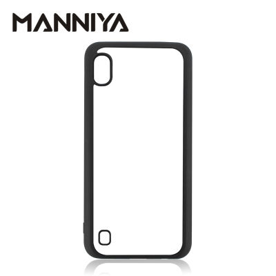 MANNIYA for Samsung Galaxy A01 A11 A21 A31 A51 A71 5G Blank 2D Sublimation rubber phone Case with Aluminum Inserts