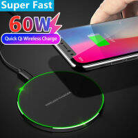 60W Wireless Charger Pad สำหรับ Samsung S22 S21 S10 S20 Fast Charging Dock Station สำหรับ 14 13 12 11 Pro Max Wireless Chargers