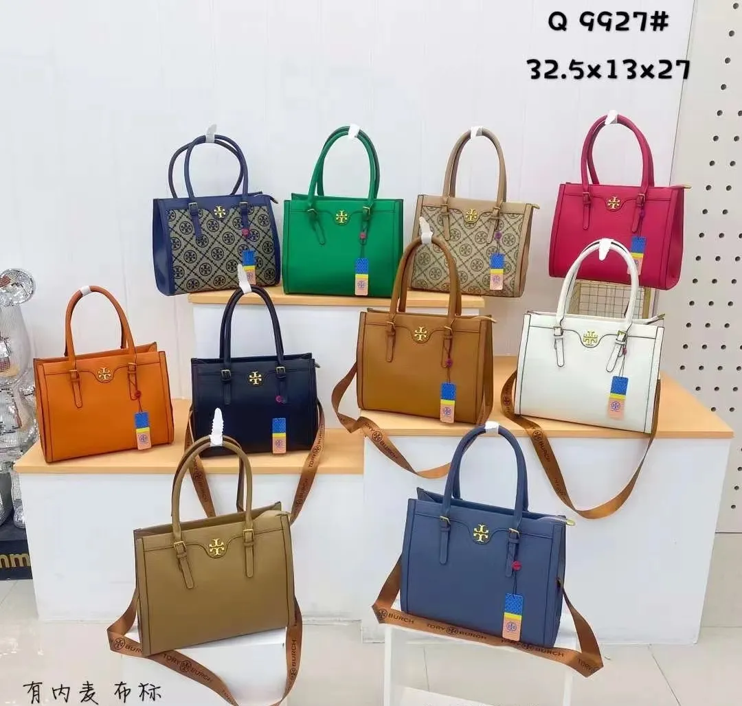 Tory Burch chính hãng TB Túi nữ 2022 thời trang mới thời trang lớn Tott túi  va chạm với túi nước màu xiên túi nhỏ 