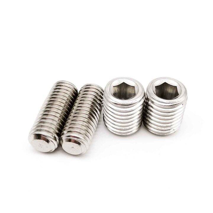 m1-6-m2-m2-5-m3-m4-m5-m6-m8-m10-m16-din913-304-stainless-steel-allen-head-hex-hexagon-socket-flat-point-end-grub-bolt-set-screw