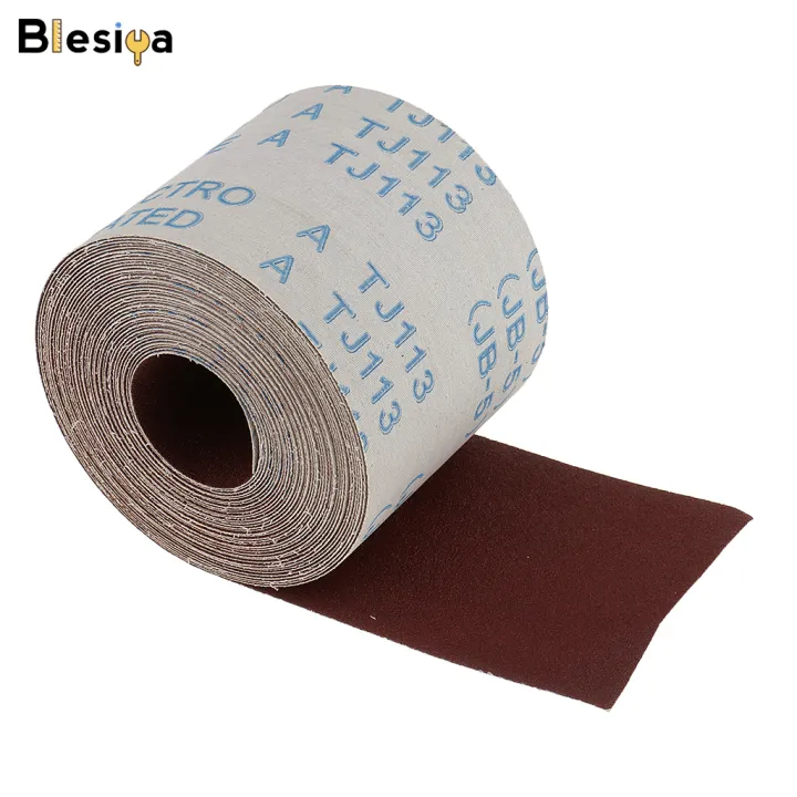 LazaraHome 10 Meters Emery Cloth Roll 120 Grit Sandpaper for Cleaning