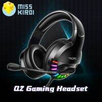 Miss Kiroi รุ่น Q2 Stereo Headset for Gaming หูฟังเกมมิ่ง แฟนเทค แบบครอบหัว มีไมโครโฟน ระบบสเตริโอ กระหึ่ม รอบทิศทาง มีไฟรอบหูฟัง ปรับเสียงได้ ด้วยคอนโทรลเลอร์ สำหรับเกมแนว FPS TPS