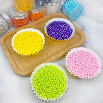 Edible Gold Mix Beads Pearl Sugar Ball Fondant DIY Cake Baking Sprinkles  Sugar Candy Ball Wedding