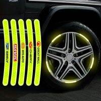 【cw】 Car Hub Reflective Strip Glue Polo Gol R 4 5 6 7 B7 B6 Mk5 Accessories