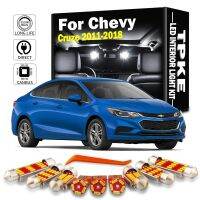 สำหรับ Chevrolet Chevy Cruze 2011-2018อุปกรณ์เสริมรถยนต์ Canbus ข้อผิดพลาดฟรีนำภายในอ่านแผนที่โดมชุดไฟป้ายทะเบียนรถ