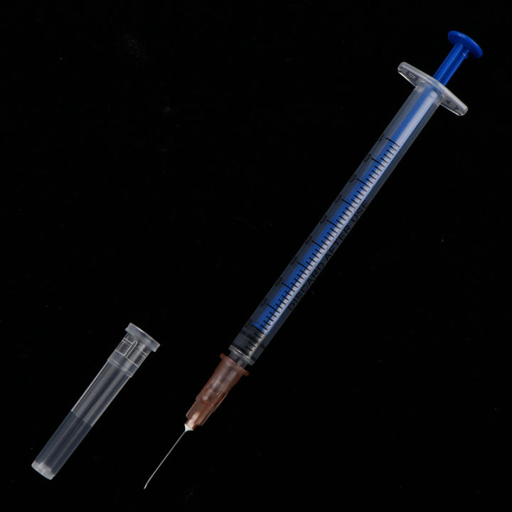 uni-abulaia-10pcs-เข็มฉีดยาทื่อเข็ม-1ml-เข็มฉีดยาปลายเข็มและฝาครอบป้องกัน-kit