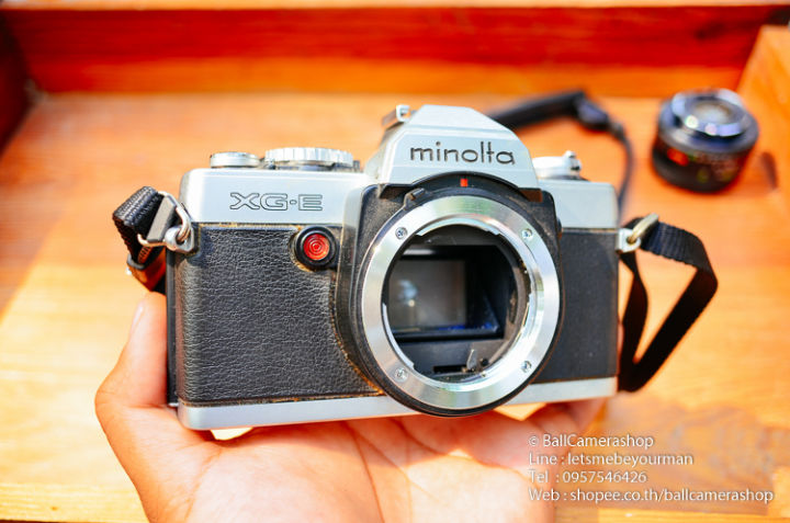 ขายกล้องฟิล์ม-minolta-xg-e-สุดยอดแห่งความ-classic-ทนทาน-ใช้ง่าย-ถ่ายรูปสวย-body-only