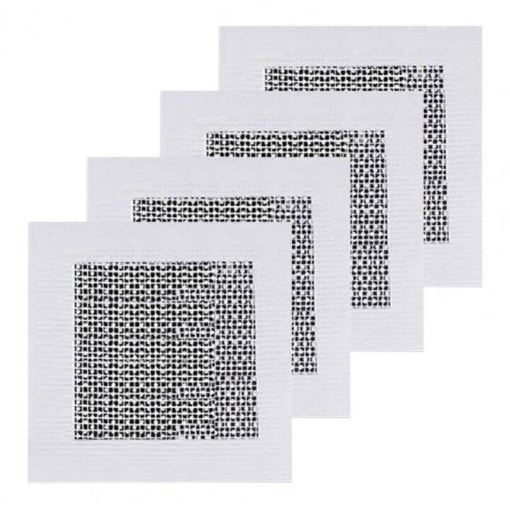 PINGCON Hole 4pc/set Aluminum Plate Gypsum Wall Patch Stickers Damage