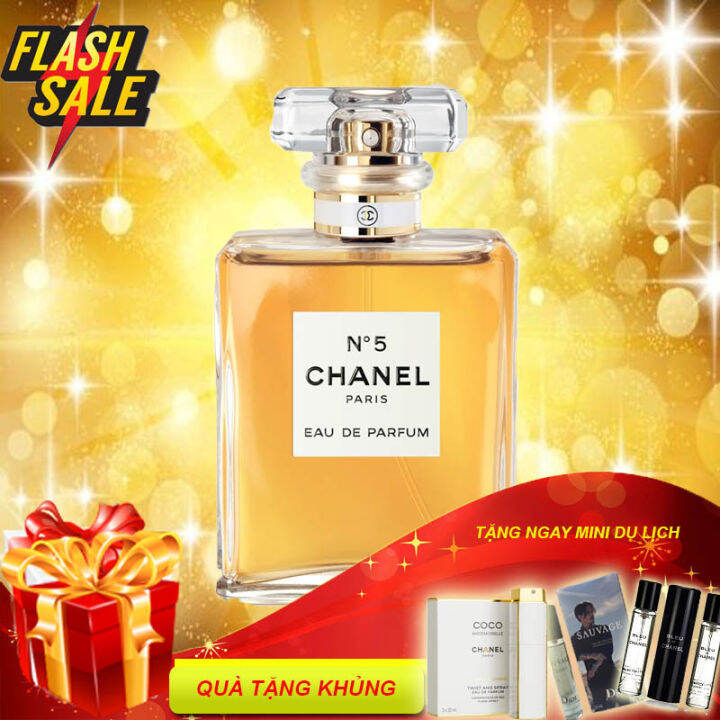 CHỈ  HOÀN TIỀN 15%]Nước Hoa Chanel, Nước Hoa Chanel N5 Vàng EDP  100ml-Bill Pháp [ Chính Hãng ] 