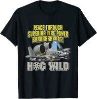 เสื้อยืด A-10ธันเดอร์โบลท์ II Warthog นักบินทหารเจ็ทไฟเตอร์ผ้าฝ้ายฤดูร้อนท็อปส์ซูคอรอบใหม่ขายส่งราคาถูกเสื้อยืดมียี่ห้อผู้ชายใส่ได้ทุกเพศเสื้อยืดสไตล์ป๊อป Xs-3xl