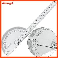 DANGL 14.5 ซม. คาลิปเปอร์ เครื่องมือ ตัวค้นหาแบบกลม ไม้บรรทัดวัด ไม้โปรแทรกเตอร์ 180 องศา เกจวัดมุม