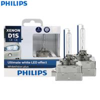 Philips WhiteVision Plus D1S 35W 5000K White LED Effect Xenon HID Lamps Car Upgrade Headlights +120% Bright 85415WHV2X2  Pair Bulbs  LEDs  HIDs