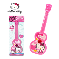 Hello Kitty ลิขสิทธิ์แท้ ของเล่น กีตาร์ 4 สาย ฮัลโลคิตตี้ Guitar Ukulele 16x47x4.5 ซม กีตาร์เด็ก ดีดได้จริง ของเล่นเด็ก ของเล่นสมมุติ