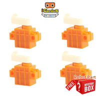 microbit ไมโครบิต iGenius Robot (Pack 4) Kittenbot Geek Motor Orange 360° For microbit Coding Servo 360 มอเตอร์แกนหมุนได้รอบ 360 องศา โรบอท ไมโครบิต เขียนโปรแกรม