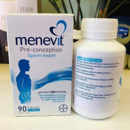 Menevit 90 viên giúp cải thiện và nâng cao chất lượng tinh trùng - ảnh sản phẩm 7