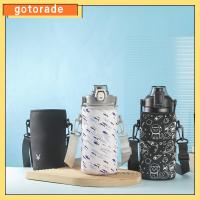 GOTORADE สากลสากลสากล พร้อมสายรัด สำหรับ1300/1700ml กระเป๋า insulat ปลอกถ้วยสุญญากาศ ฝาครอบขวดน้ำ เคสขวดน้ำ ถ้วยแขนเสื้อ