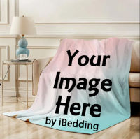 Custom Flannel Throw Blanket Personalized Photo Fleece Blankets for Sofa Gift Customized DIY Print on Demand Dropshipping