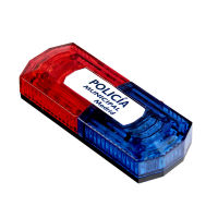 LED Red Blue Shoulder Police Light Multifunction Logo Label Customizable Clip Flashing Warning Safety Lights