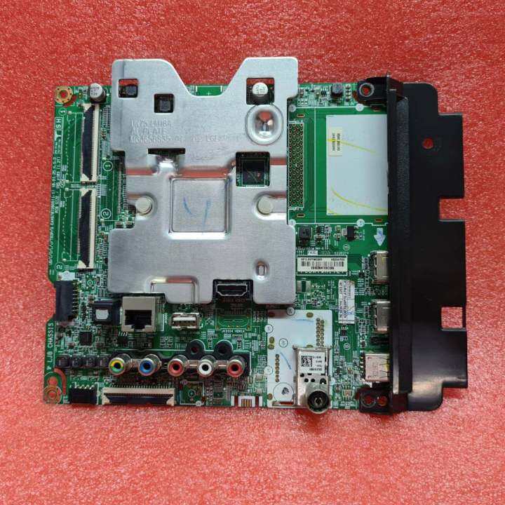 เมนบอร์ด-main-board-lg-43uk6300pte-พาร์ท-eax67872805-สายแพเส้นใหญ่ด้านใน-อะไหล่แท้-ของถอดมือสอง