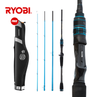 RYOBI 4-Section Portable Feeder Fishing Rod Carbon Casting Travel Rod Casting Rod 1.8m 2.1m 2.4m M L thumbnail