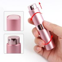 8ml10ml15ml metal aluminum perfume bottle cosmetic spray bottle portable empty refillable travel bottle sub-bottle liner glass Travel Size Bottles Con