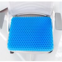 Gel Seat Cushion Breathable Honeycomb Design for Pressure Relief Back Tailbone Pain Home Office Chair Cars Wheelchair Cool