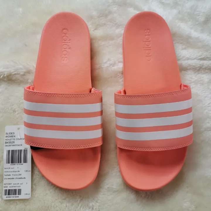 adidas adilette cloudfoam plus stripes slides