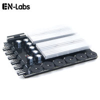 En-Labs 6 Channel 3 pin 4 pin Computer CPU Cooler Case Fan Speed Controller w Rubber Backed Tap for PC Case Internal &amp; Mining