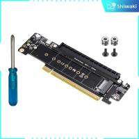 Shiwaki PCIe 4.0X16ถึง4x การ์ดขยายมีเสถียรภาพปลั๊กแอนด์เพลย์การ์ดแยก