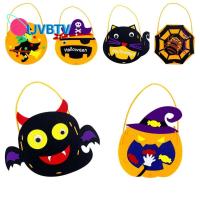 IJVBTV หลอกหรือปฏิบัติ ถุงขนมฮาโลวีนแบบทำมือ ค้างคาวผีผี ผ้าไม่ทอ DIY Trick or treat BAG กระเป๋าฮาโลวีน กระเป๋าใส่ฟักทอง กระเป๋าใส่ฟักทอง อนุบาลอนุบาล