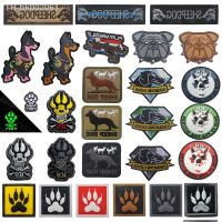 ﹍◕┋ K9 Dog Embroidered Patch SHEEP DOG Army Military Decorative Patches Tactical Combat Emblem Rubber Embroidered PVC Badges