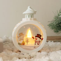 Hiasan Krismas Kreatif Untukah มนุษย์หิมะแอลอีดี Lilin Lampu Pudsingan Krismas Pokok Lampu Perhiasan Tahun Baru