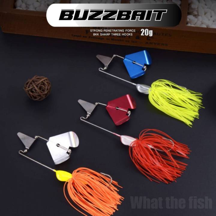 เหยื่อบัสเบท-buzz-bait-ใบเคาะ-20g-เหยื่อใบพัด-เหยื่อใบพัดชะโด-เหยื่อใบเคาะ-เหยื่อชะโด-เหยื่อตกปลาชะโด-เหยื่อปลอมตกชะโด-r53