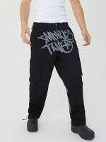 Y2K mens and womens pants, wide leg loose fitting pants, black, Harajuku style, hip-hop, rock, punk, 2023 novelty