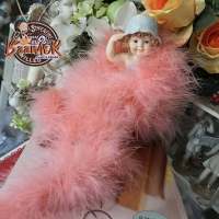 45cm 1pcs ขนมิ้ง เส้นขนมิ้ง ขนนก (มีให้เลือกหลายสี) เส้นสั้น 45 เซนติเมตร feather fluffy chic party vintage fancy dress Gatsby