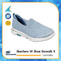 Skechers สเก็ตเชอร์ส รองเท้าผ้าใบ รองเท้าแฟชั่น WOMEN Shoe Gowalk 5 124162BLU /124162BKW (2795)