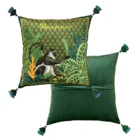 Diphylleia Mexican Art Inspired Cushion Cover Frida Mystery Pillow Case Luxury Velvet Decorative Pillowcase 45x45cm Dropshipping