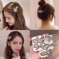 lovemango  กิ๊บขนนกโลหะผสม Rhinestone กิ๊บสำหรับผู้ใหญ่ กิ๊บผ้า Mermaid Scissors Comb Feather Rhinestone alloy Side Hairpin Adult Top Clip Hairpin Headdress