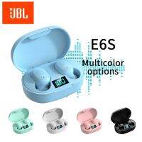 ♥【สต๊อกพร้อม】จัดส่งฟรี♥JBL E6S หูฟังหูฟังบลูทูธไร้สาย TWS Fone กันน้ำจอแสดงผลแอลอีดี Bluetooth5.0ตัดเสียงรบกวนพร้อมหูฟังสำหรับเล่นกีฬาไมโครโฟน