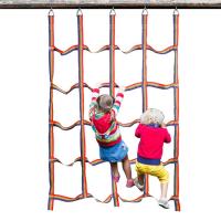 Climbing Net for Kids Rainbow Webbing Net for Kids Webbing Ladder High Strength 57X72.8Inch Obstacle Cargo Fitness for Kids Jungle Gyms sensible