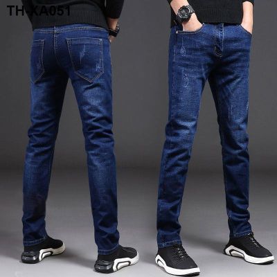 ☍ thin men feet high elastic straight jeans popular logo cultivate ones morality leisure long during the spring and autumn